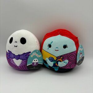 Squishmallows 7” JACK SKELLINGTON & SALLY Disney NBC - Kids Stuffed Plush Toy